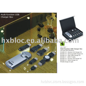 USB charger gift set